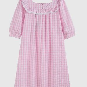 Pink Gingham Nightgown